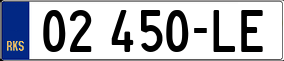 Truck License Plate
